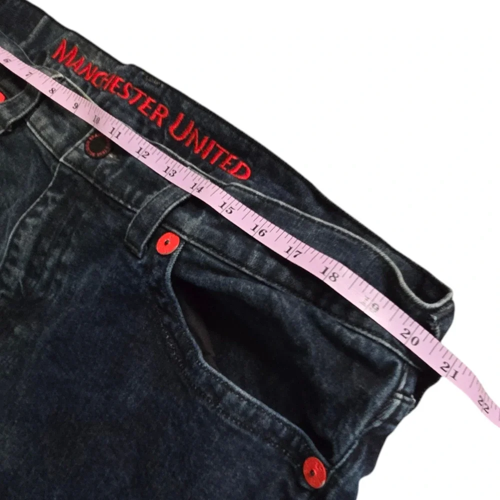 True Religion X Manchester United Skinny Jeans Men’s 40 Stretch Dark Wash 7207